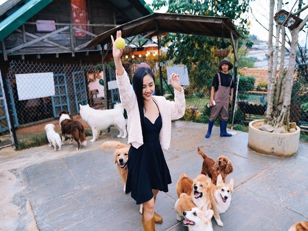 Không chỉ được chơi với “boss” mà các “sen” còn được chụp vô vàn ảnh sống ảo