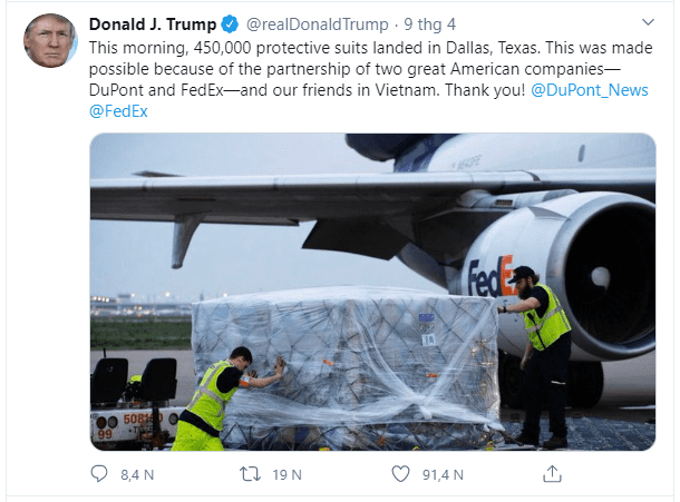 Donald Trump Cam On Viet Nam