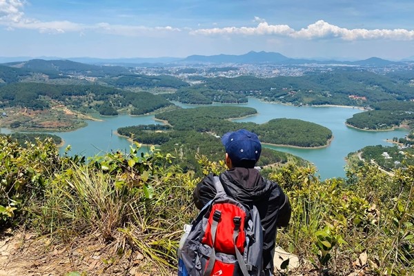 Chiêm ngưỡng toàn bộ hồ Tuyền Lâm trong tầm mắt