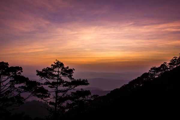 Hoàng hôn tím Đà Lạt