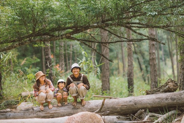 Anh Minh đã mất 1 ngày để tìm được bối cảnh chụp hình ưng ý
