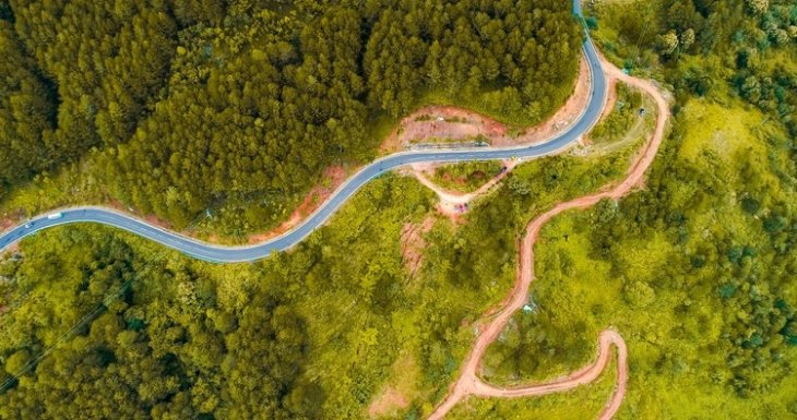 Deo Ta Nung Da Lat tu tren cao