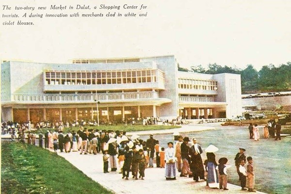 Chợ Đà lạt ngày xưa không hiện đại như bây giờ nhưng vẫn rất đẹp