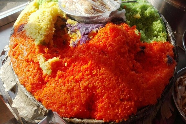 Những món xôi rực rỡ màu sắc