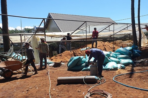 Giải tỏa dứt điểm các công trình