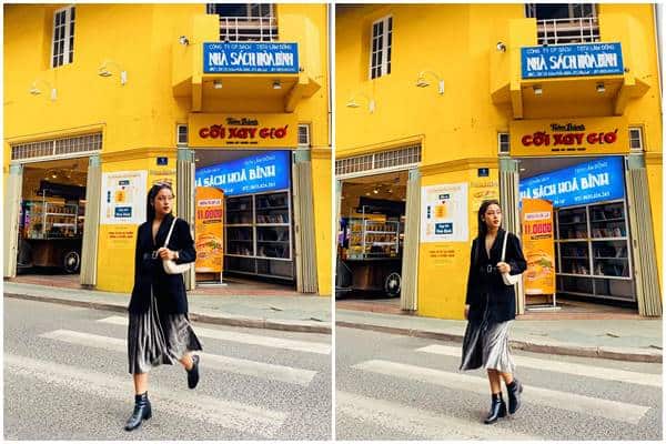 Than Thai Chup Anh Tai Tiem Banh Coi Xay Gio