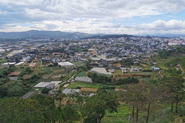 Toàn cảnh Đà Lạt nhìn từ trên cao