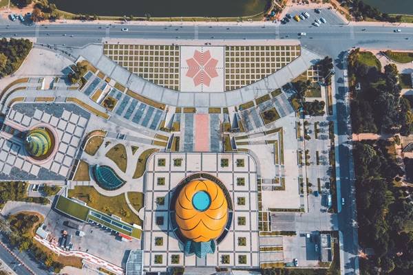 Quang Truong Lam Vien Nhin Tu Tren Cao