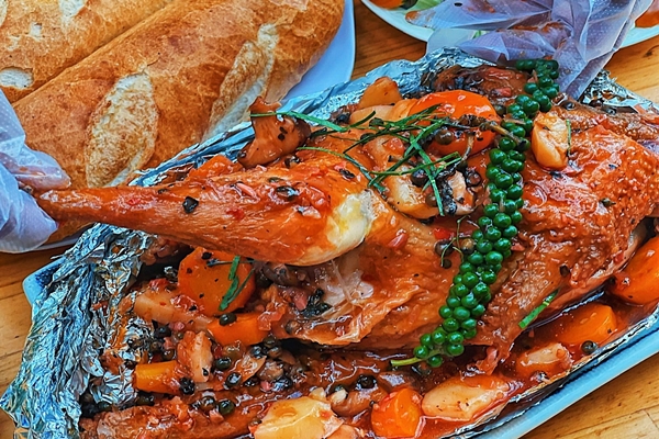 Ga Nuong Sot Tieu Xanh