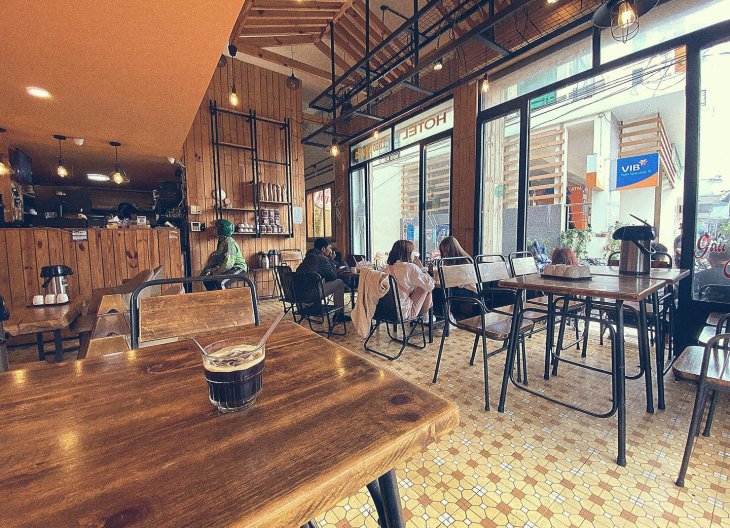 thiết kế quán Gấu cafe đà lạt