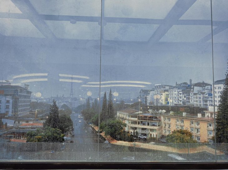 Da Lat ngay mua khi nhin tu tren cao