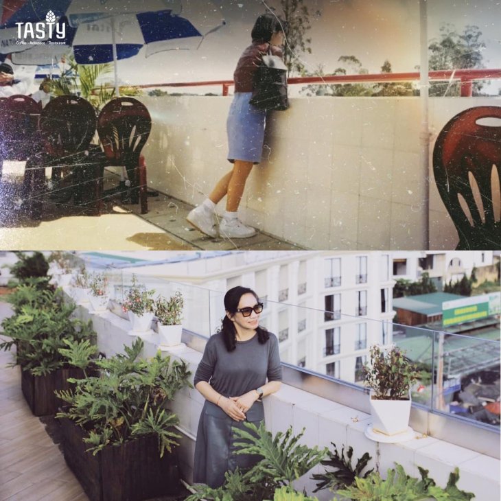 chụp hình xưa và nay tại tasty