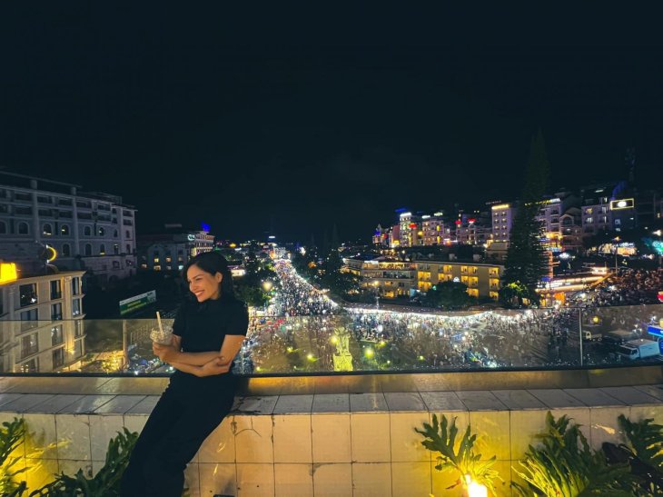 Chợ Đêm Đà Lạt từ trên cao