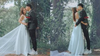 Ngỡ ngàng trước bộ ảnh cưới tự chụp bằng điện thoại của cặp vợ chồng trẻ