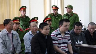 7 bị cáo trong vụ đầu độc 10ha rừng thông lĩnh án hơn 32 năm tù