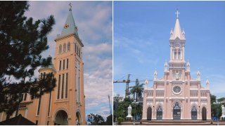 Điểm giống nhau đến khó tin giữa 2 nhà thờ Con Gà Đà Lạt - Đà Nẵng