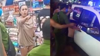 Người phụ nữ làm loạn, cho rằng: 'Đeo khẩu trang để làm gì? Dịch đâu mà dịch'