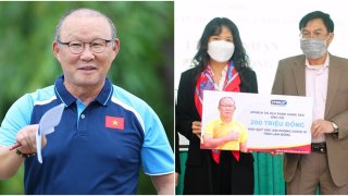 Ông Park Hang Seo cùng VP Milk ủng hộ 200 triệu đồng cho Quỹ phòng chống dịch Covid-19 tỉnh Lâm Đồng