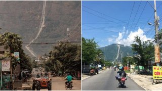 2 đường ống trên đèo Ngoạn Mục khiến nhiều người lầm tưởng là đường đi Đà Lạt