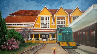 “Đà Lạt phố” trông như thế nào trong tranh Giang Phong?