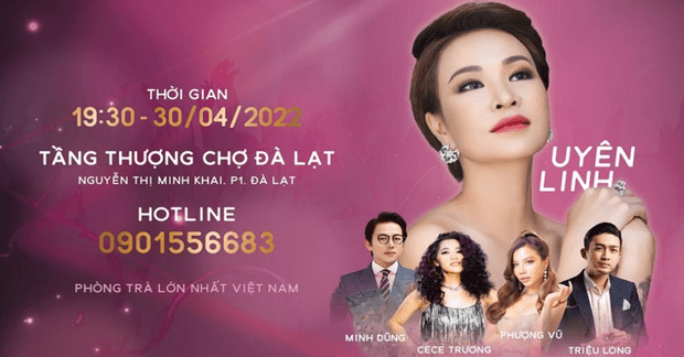 Uyên Linh ghé thăm Đà Lạt với đêm nhạc Triệu Đóa Hồng ngày 1/5