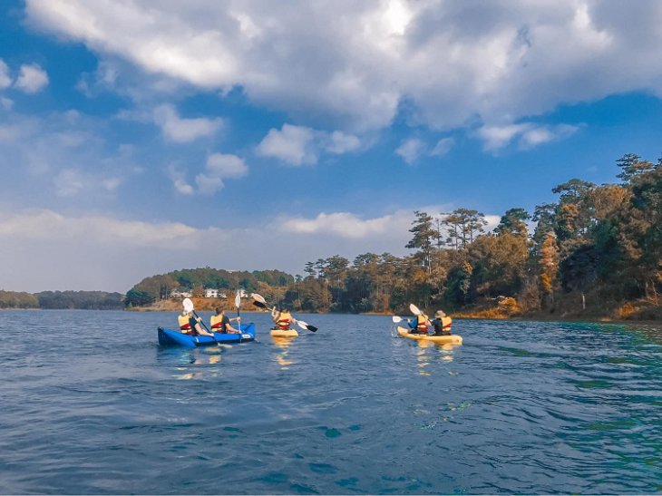 Rung Mai Anh Dao Ho Tuyen Lam 10