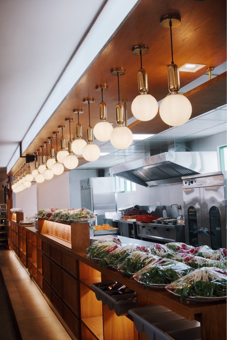 Gian Bep Hien Dai Cua Nha Hang Tasty