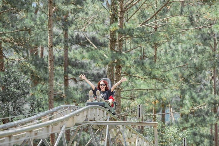 Truot Mang Tai Khu Du Lich Thac Datanla