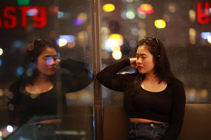 phối đồ chụp ảnh Đà Lạt buổi tối