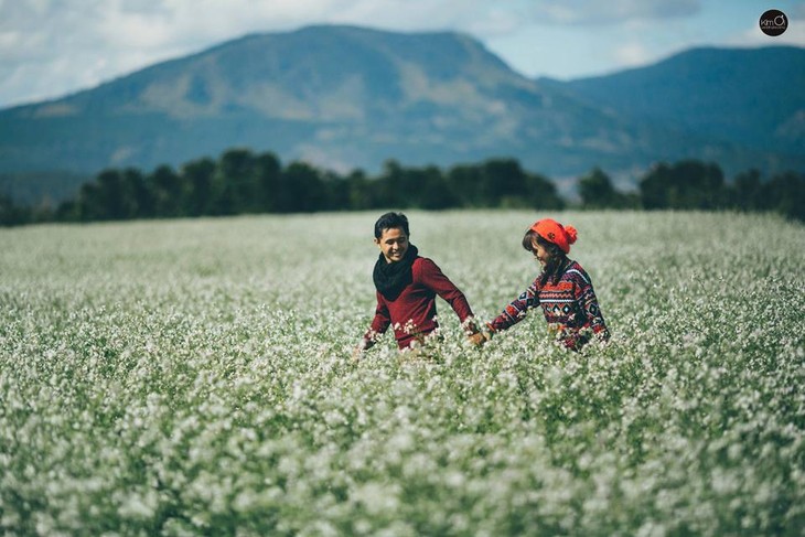 set đồ thổ cẩm check in Da Lat Milk Farm