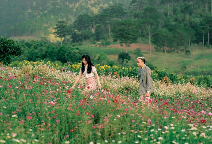anh couple Da Lat dep