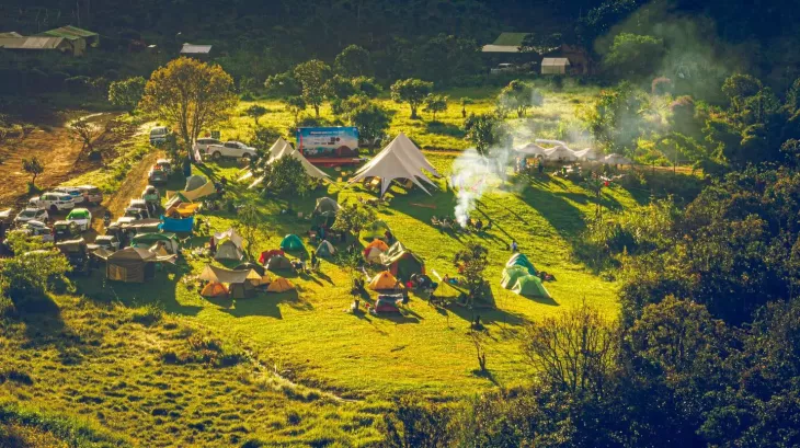 Camping Da Lat The Florest Hoa Trong Rung