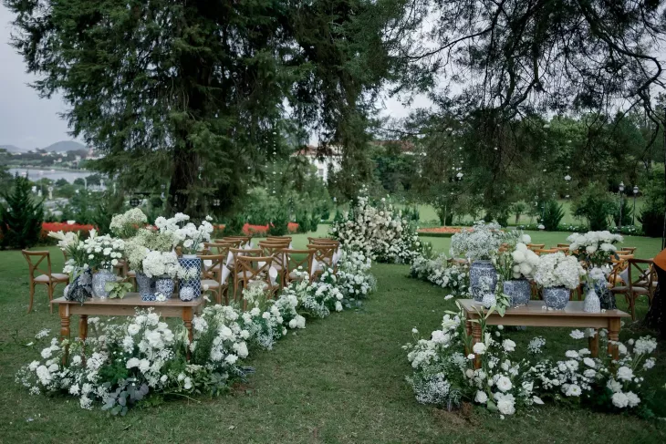 Dam Cuoi Ngoai Troi Da Lat Dalat Palace